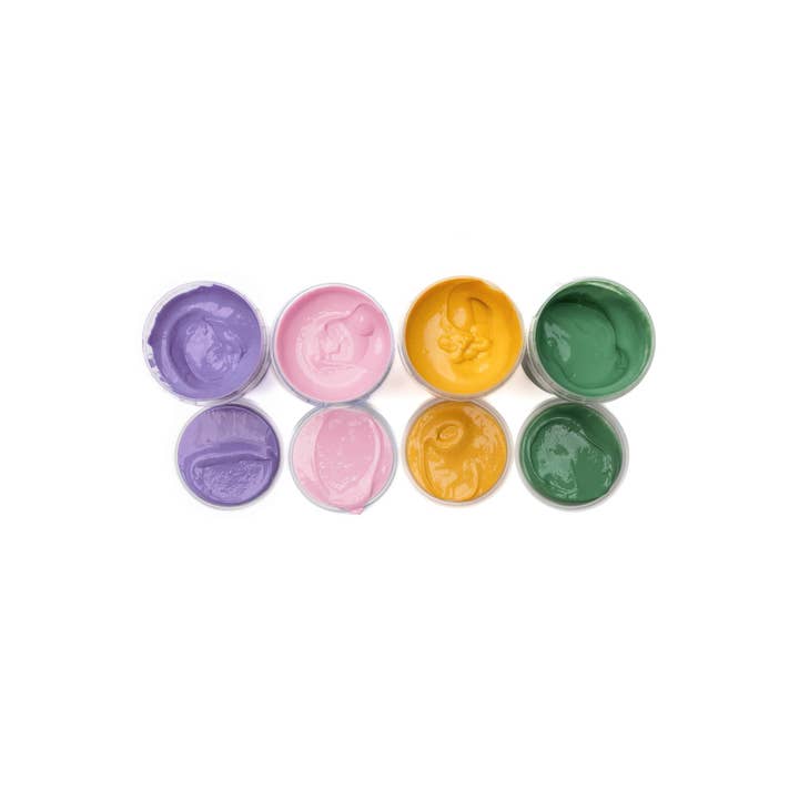 NEOGRÜN – wholesale Fingerfärg – Organiska veganska fingerfärger set med 4 ”Luka”