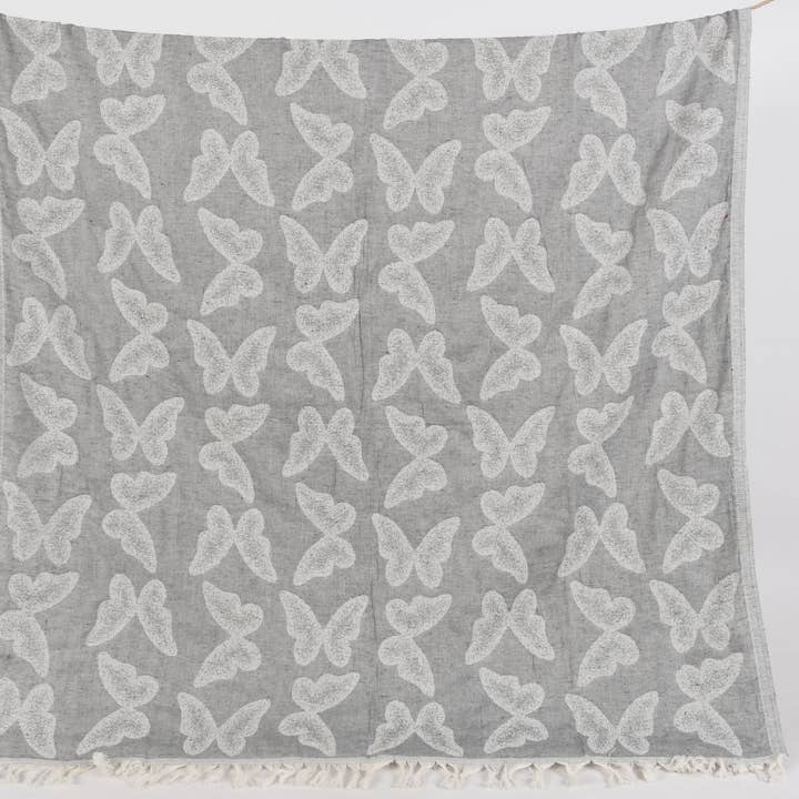 Unikke tyrkiske håndklæder, udsøgte sommerfugle strandhåndklæder for engroshandel hos Organic Turkish Towels