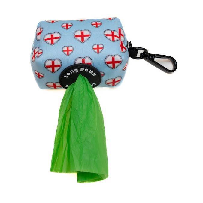 Funk The Dog Poo Bag Pouch | St George's Heart for wholesale by Long Paws