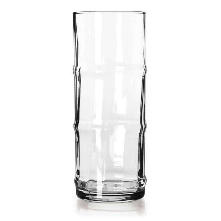 Libbey - Wholesale Cocktail/Liquor Glass - Libbey Tiki Bamboo Hi-Ball Glasses, 16-ounce, Set of 4
