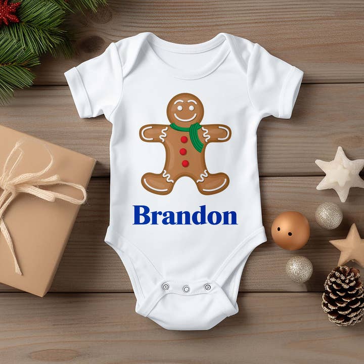Personalized Christmas Onesies | Brandon for wholesale by Etchey