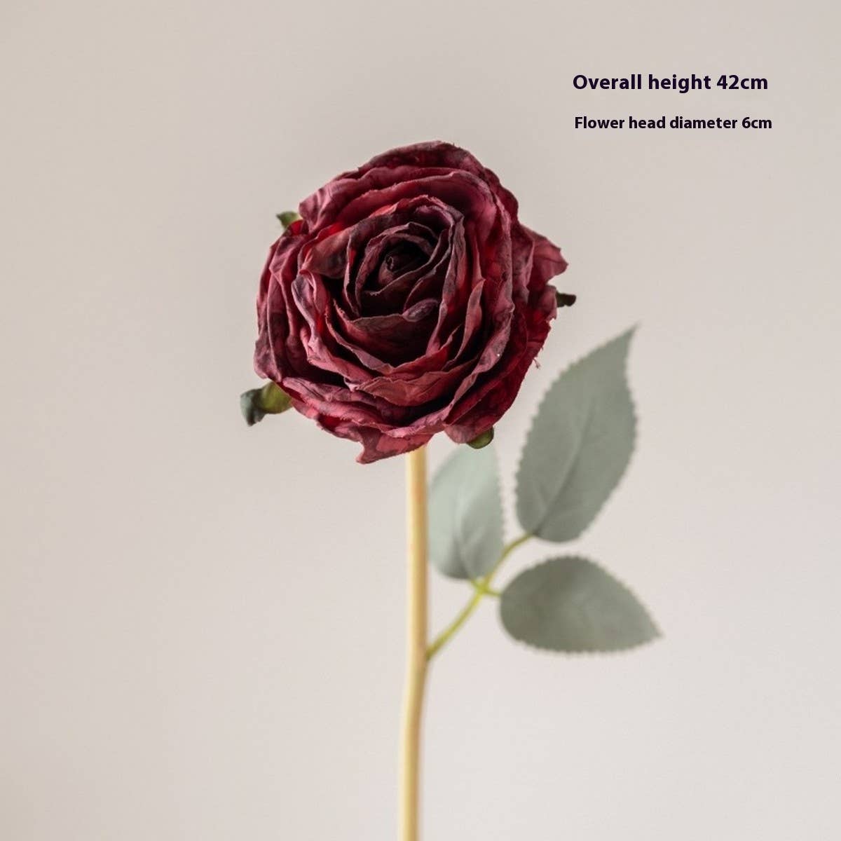 ACCITY - Wholesale Artificial Flowers - Premium Burnt Edge Rose Artificial Flower Bouquet_CWMM64694