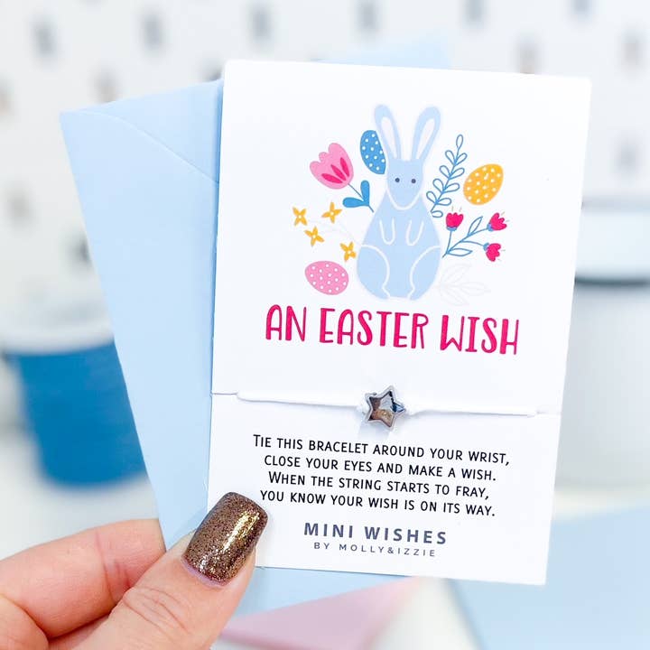 by Molly&Izzie - Vendita all'ingrosso Braccialetto con ciondolo/pendente - Un mini braccialetto dei desideri di Pasqua0