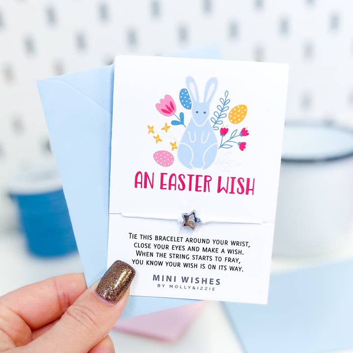 by Molly&Izzie - Vendita all'ingrosso Braccialetto con ciondolo/pendente - Un mini braccialetto dei desideri di Pasqua