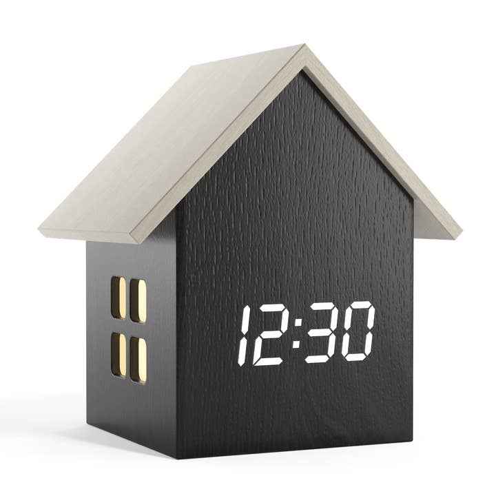 Driini - Wholesale Alarm clock - Driini Digital House Alarm Clock with House Light (Dark)