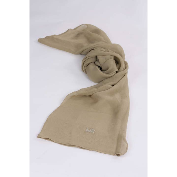 MR Complements - Vendita all'ingrosso Sciarpa - Donna - Sciarpa in chiffon di seta naturale