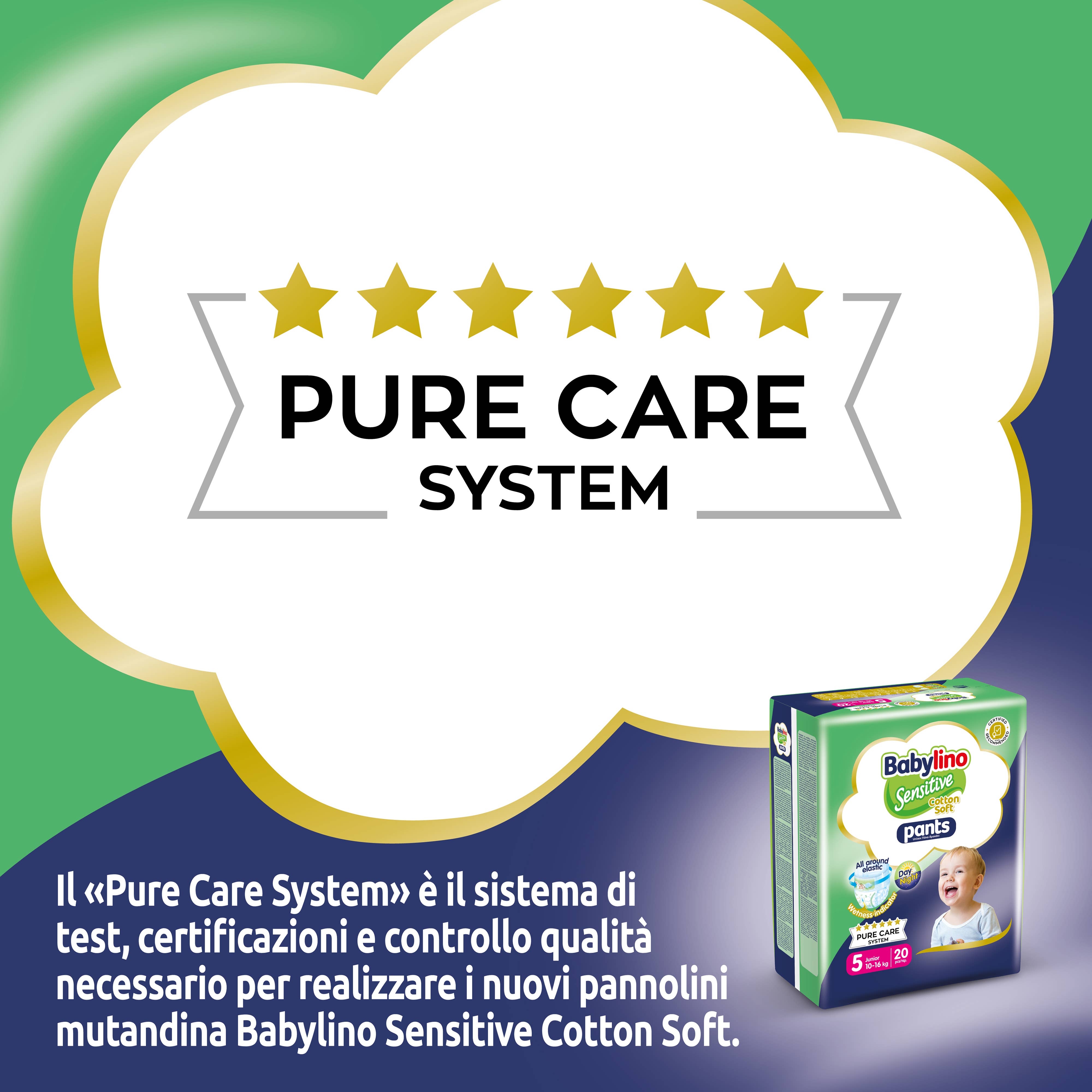 Babylino - Wholesale Diaper (Non-Cloth) - Baby - Babylino Sensitive Cotton Soft, Pant Diaper Size 5, 20 Units7