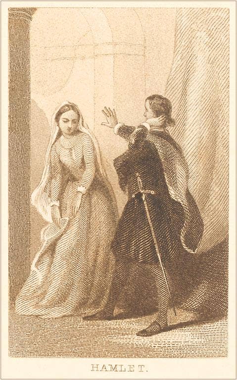 Found Image Press - Venta al por mayor Ilustración - Impresión artística LT-47 Escena de Hamlet