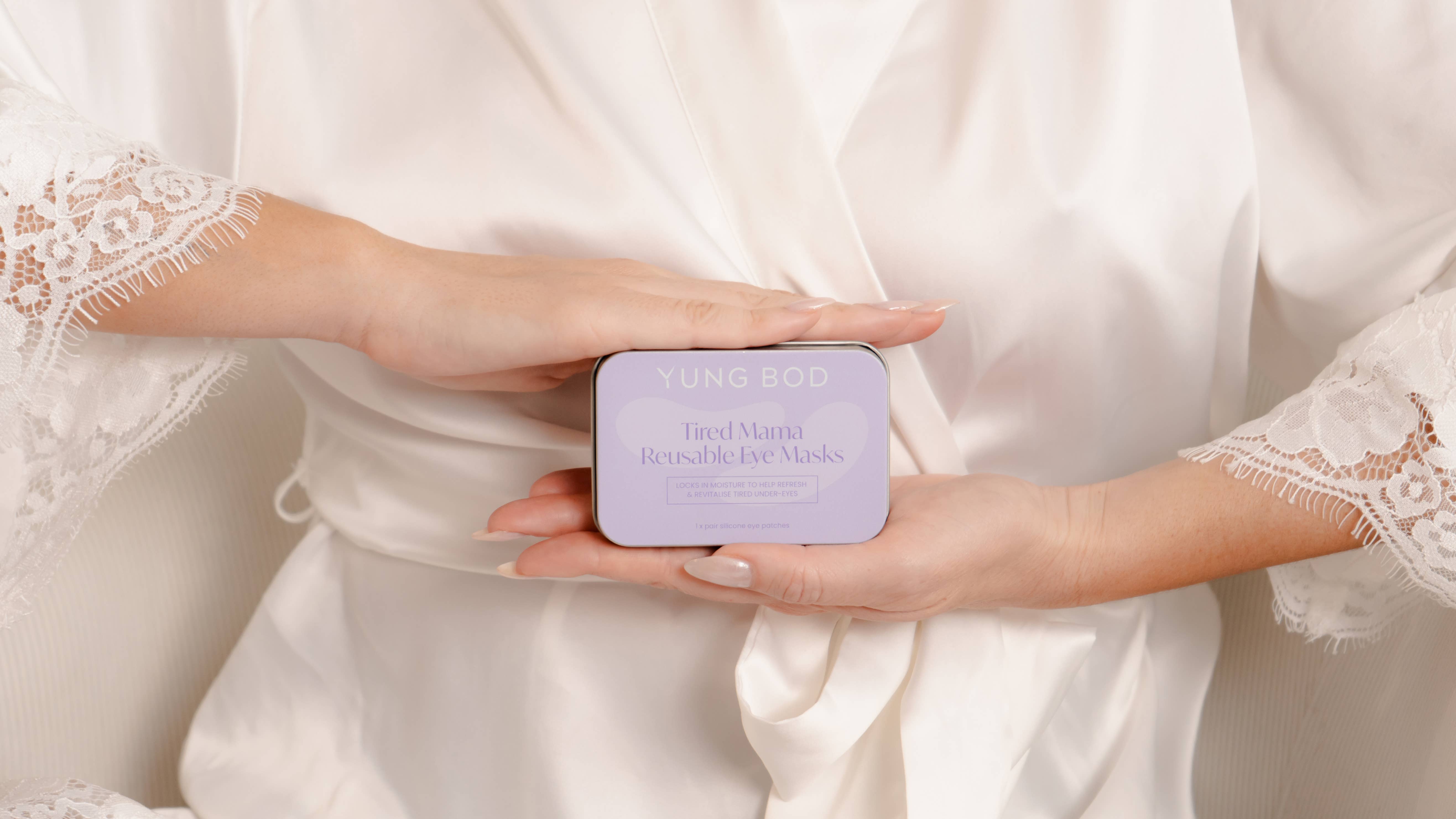 YUNG BOD - Vente Masques de traitement yeux - Masques pour les yeux réutilisables en silicone Tired Mama2