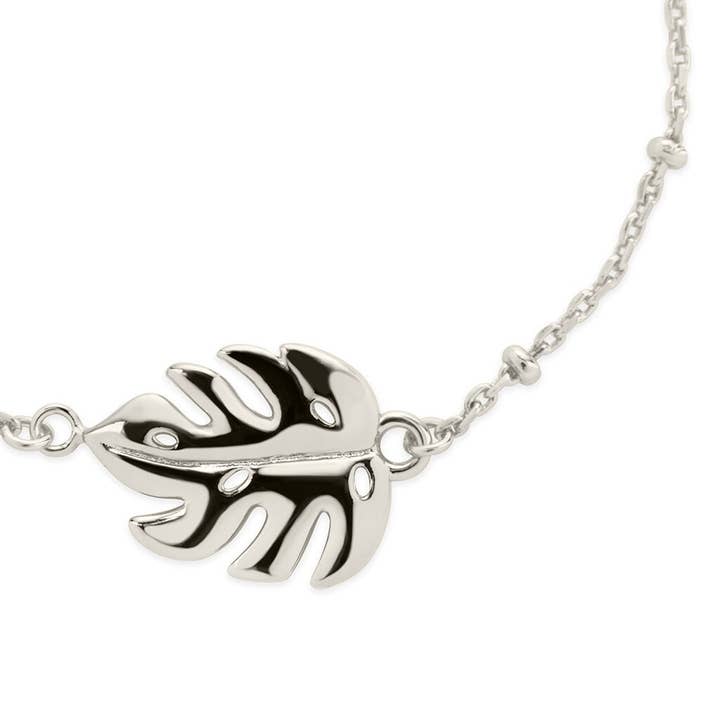Sterling Forever - Wholesale Charm/Dangle Bracelet - Keilani Leaf Bracelet