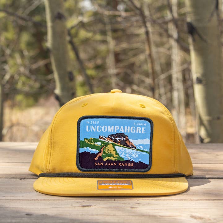 Chapeau à corde Uncompahgre Peak Colorado 14er pour la vente par Hinterland Outdoors