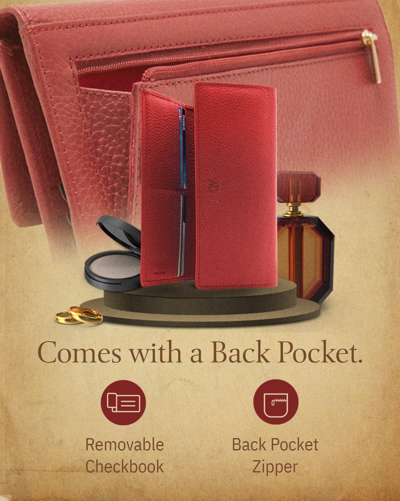 Access Denied Accessories - Wholesale Wallet - Women's - Trifold Clutch RFID Wallets For Women With Checkbook Holder32