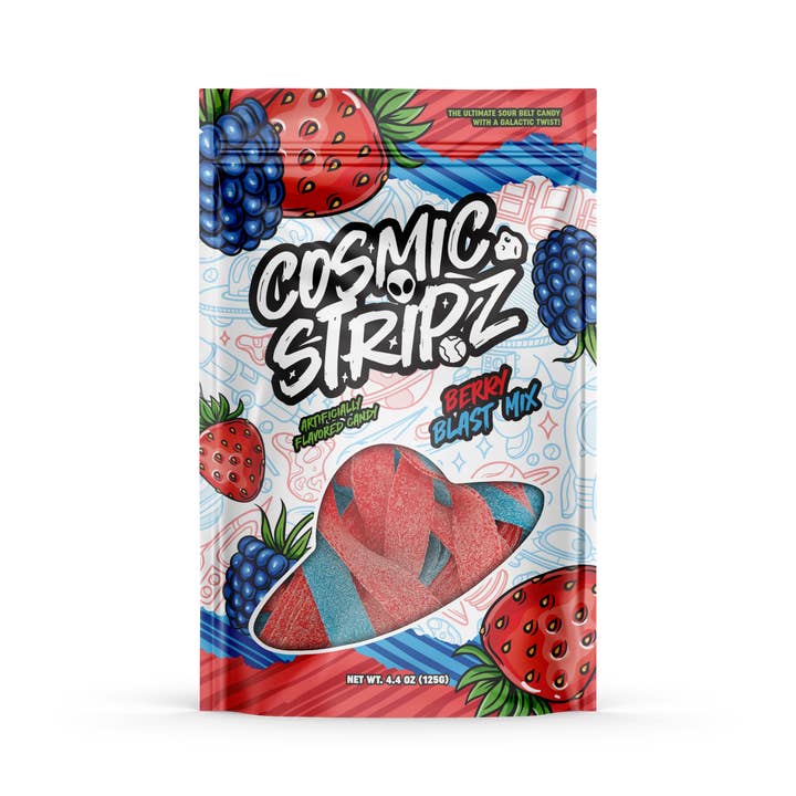 Berry Blast mix-Cosmic Stripz- 12 Count for wholesale by Elmors