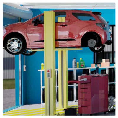 Barnbok The Garage med tre verklighetstrogna lekmiljöer för små bilar för wholesale av Mademoiselle Cartonne