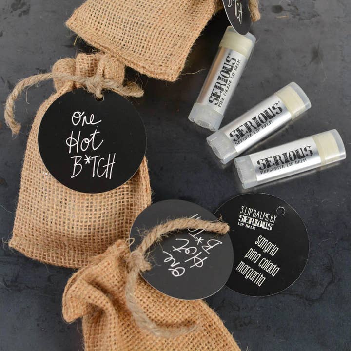 Serious Lip Balm - Wholesale Lip Balm Set - Natural Lip Balm - The HOT BITCH Bundle Gift Set2