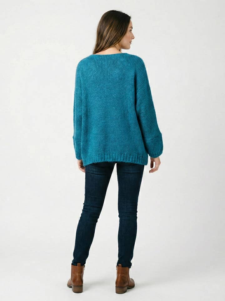 L'Emotion - Wholesale Knit Sweater - Women's - Large Knit Long Sleeve Lurex Sweater 60% Mohair/Virgin Wool17