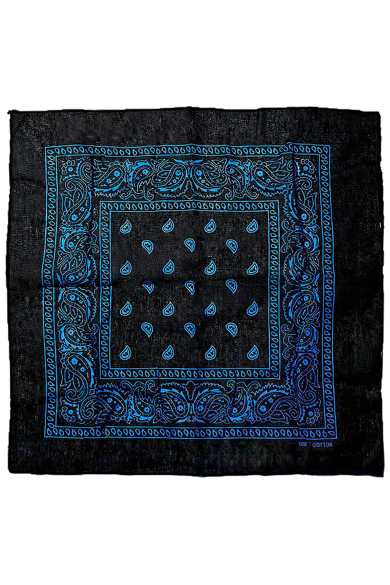 Cap Zone – Engroshandel Bandana - Dame – Klassisk firkantet bandana i bomuld med paisleyprint26