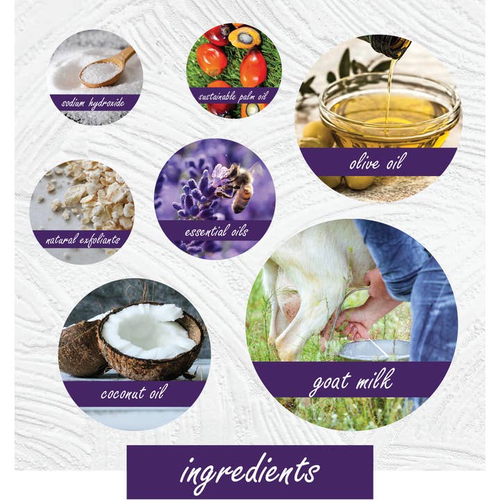 Joy Lane Farm - Wholesale Bar Soap - Stress Relief Goat Milk Soap3