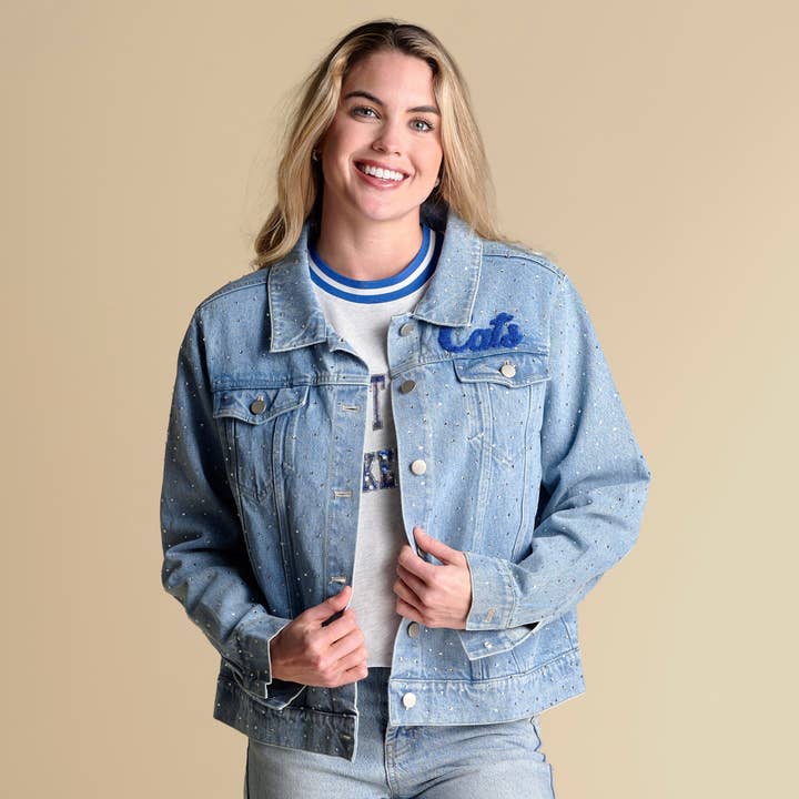 The All Star Shine Denim Jacket | Kentucky for wholesale by Stewart Simmons