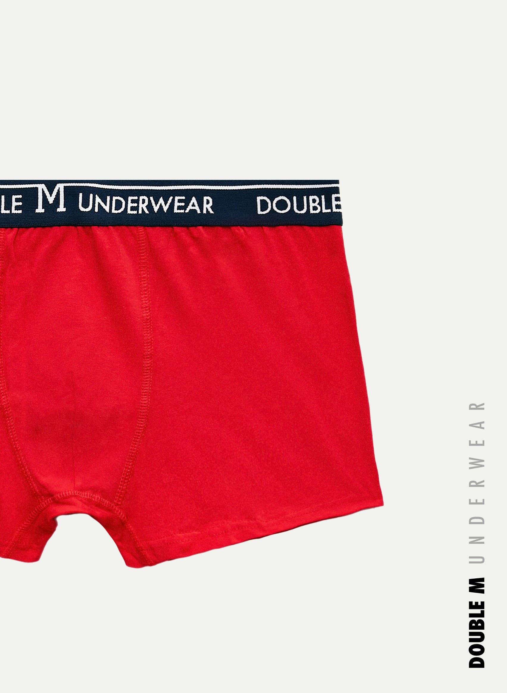 Double M - Wholesale Underwear - Men's - MEN'S BOXER SHORTS IN PLAIN COTTON4