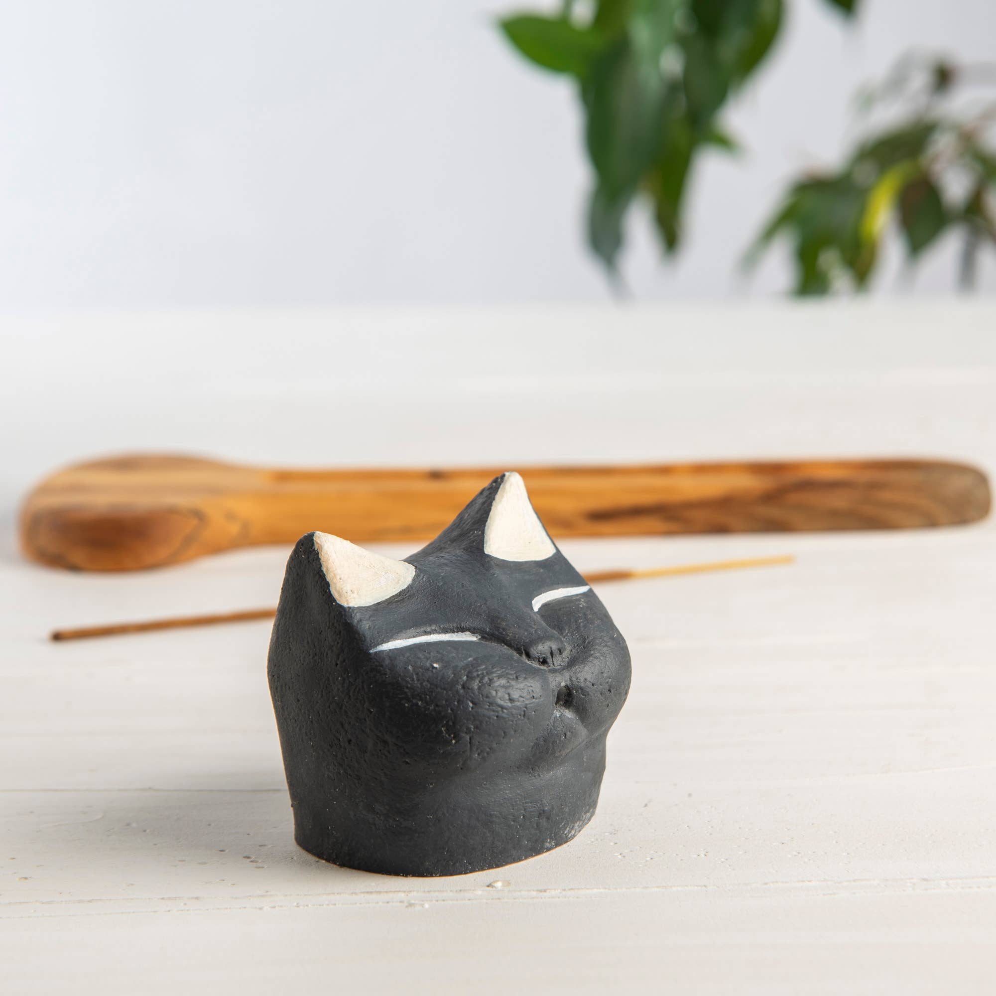Troy Touch - Wholesale Incense Holder - Tabby Cat Incense Holder, Handmade Incense Holder18