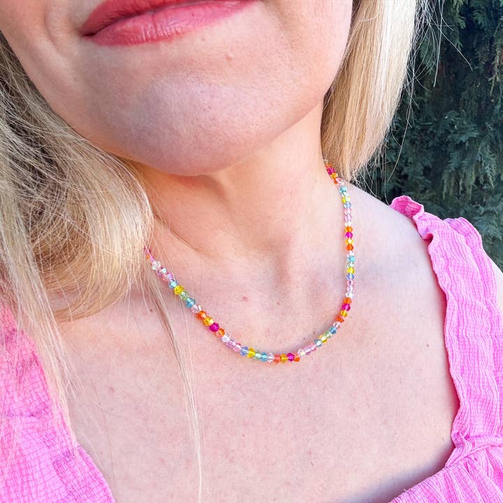 Taylor Elliott Designs - Wholesale Beaded/pearl necklace - Beaded Necklace - Multi-Colored - Chloe5