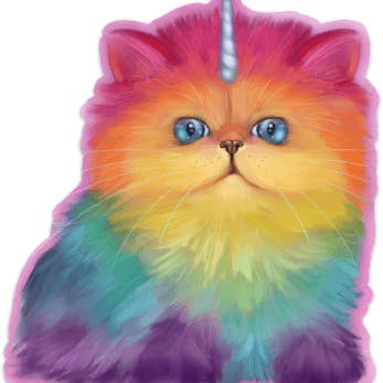Autocollant Mewnicorn Cat pour la vente par Ash Evans