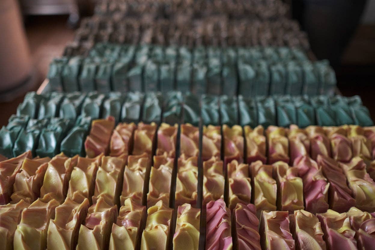 American Soap Company, LLC - Vente Pains de savon - Barre de savon artisanale de luxe parfumée Pristine Paradise2