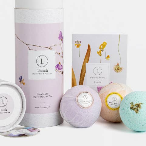 Lizush - Wholesale Bath Bomb/Fizz - Spa Bath Bomb Gift Set for Relaxation and Care