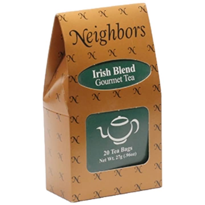 Irish Blend Tea Bags for wholesale by Neighbors Coffee - Gourmet Market