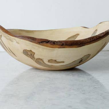 Petermans Boards and Bowls Inc. - Wholesale Serve Bowl - 10" AMBROSIA MAPLE OVAL BOWL