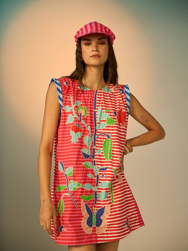 Cove Besticktes Mini-Shift-Kleid für den Großhandel von VERB BY PALLAVI SINGHEE