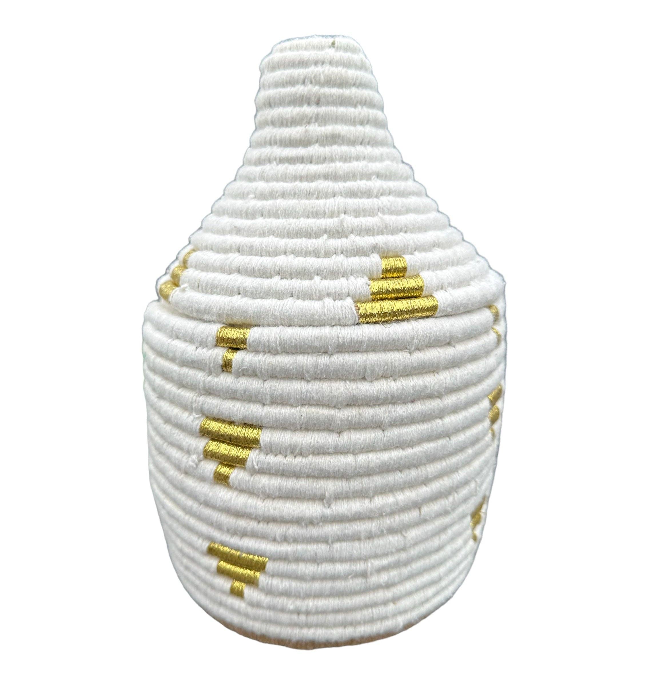 SOUK in the CITY - Vendita all'ingrosso Cestini - Cesti Berberi - bianco | oro8