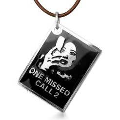 Surgical Steel Dog Tag Missed Call Message Pendant for wholesale by Peliani
