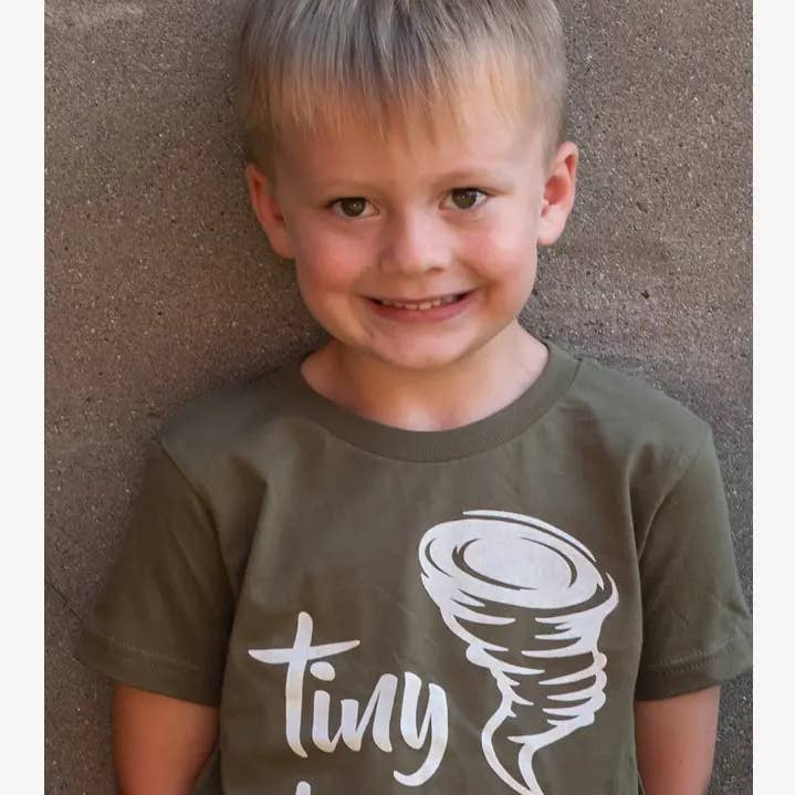 T-SHIRTS ET SWEATSHIRTS POUR TOUT-PETITS TINY TORNADO pour la vente par dkhandmade