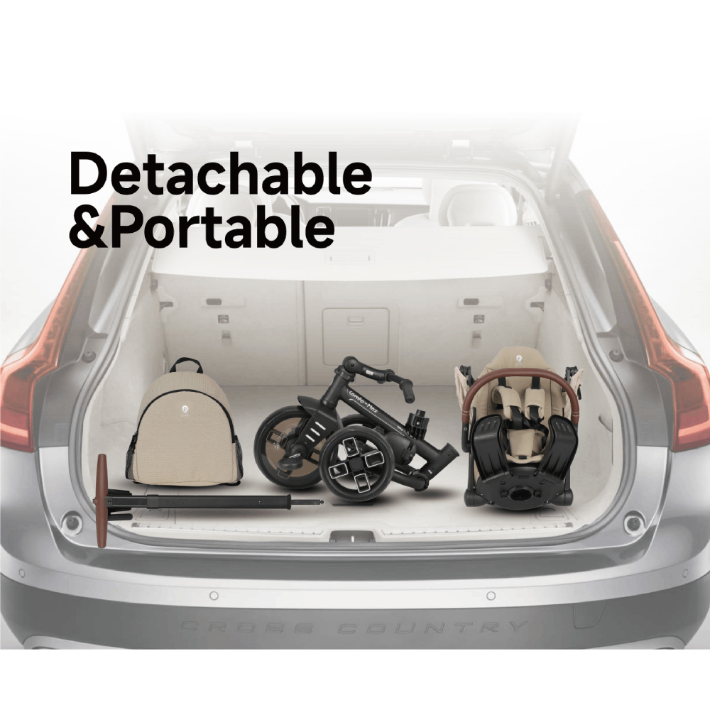 Devessport - Wholesale Stroller Trike - Kids & Baby - Qplay Comfo Max 8-in-1 Evolutionary Tricycle / 10-72 months6