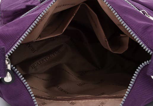 wandf - Vente Sac à bandoulière – femme - Sac bandoulière en nylon, sac à main multi-poches11