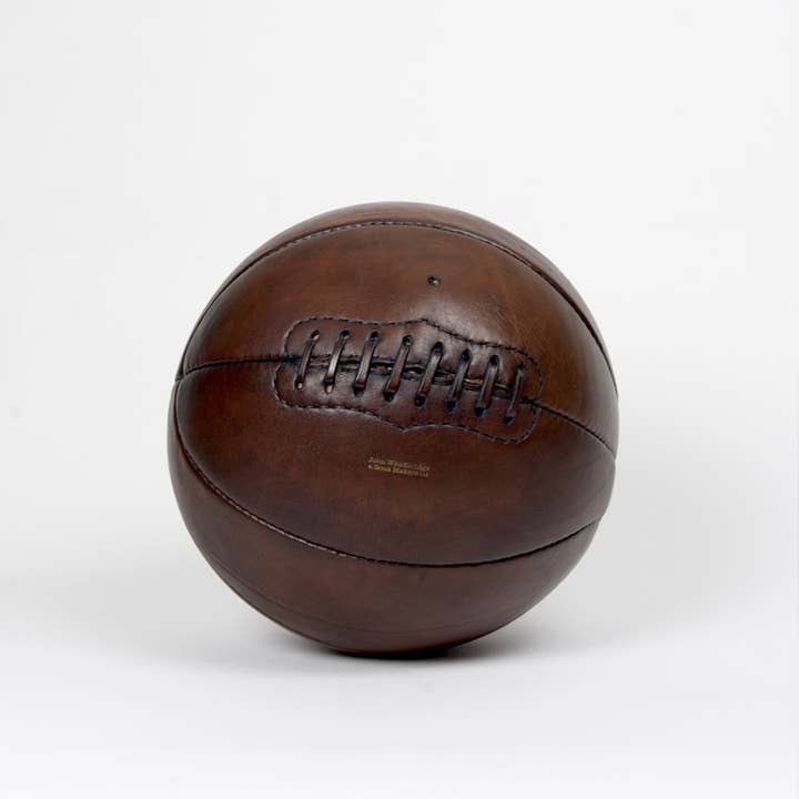 John Woodbridge Makers - Wholesale Sporting Accessories - VINTAGE LEATHER BASKETBALL 1910