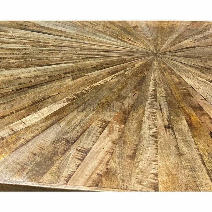 LOOMLAN – wholesale Soffbord – Runt soffbord i massivt trä, 36 tum