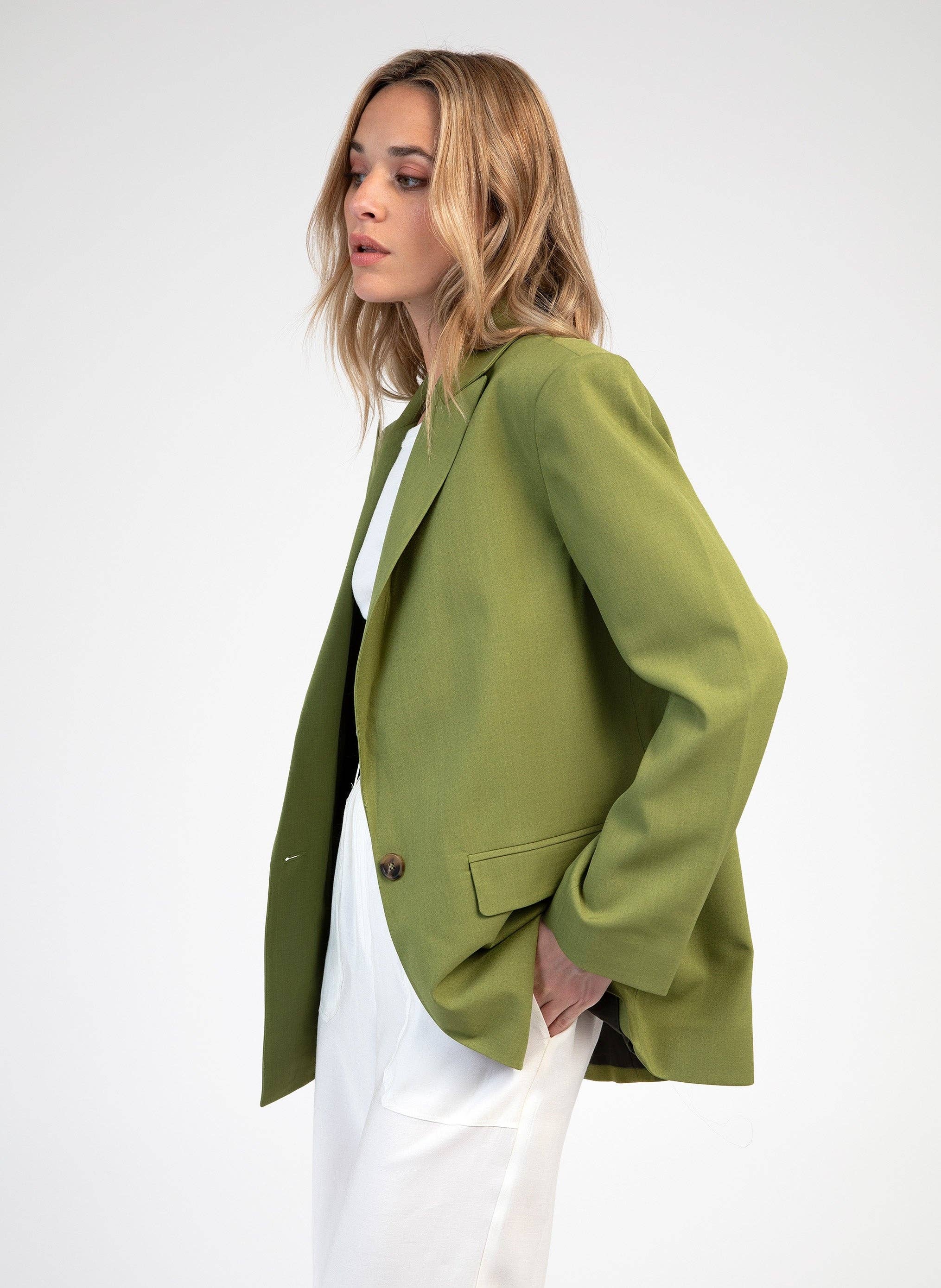 An'ge - Wholesale Blazer - Women's - ZOELIE kiwi JACKET3