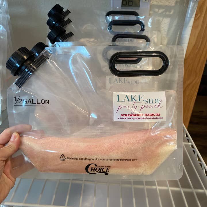 Strawberry Daiquiri Cocktail Party Pouch Mix - 1/2 Gallon for wholesale by Lakeside Market