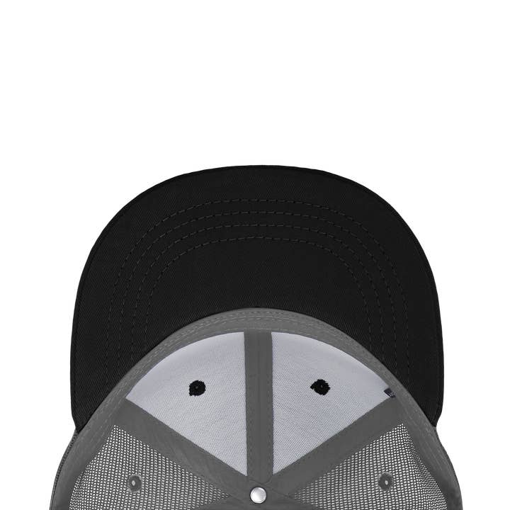 The Park Wholesale - Wholesale Trucker hat – Unisex - Decky 1052 - Blank 6 Panel Trucker Hat, Flat Bill Snapback - 105232