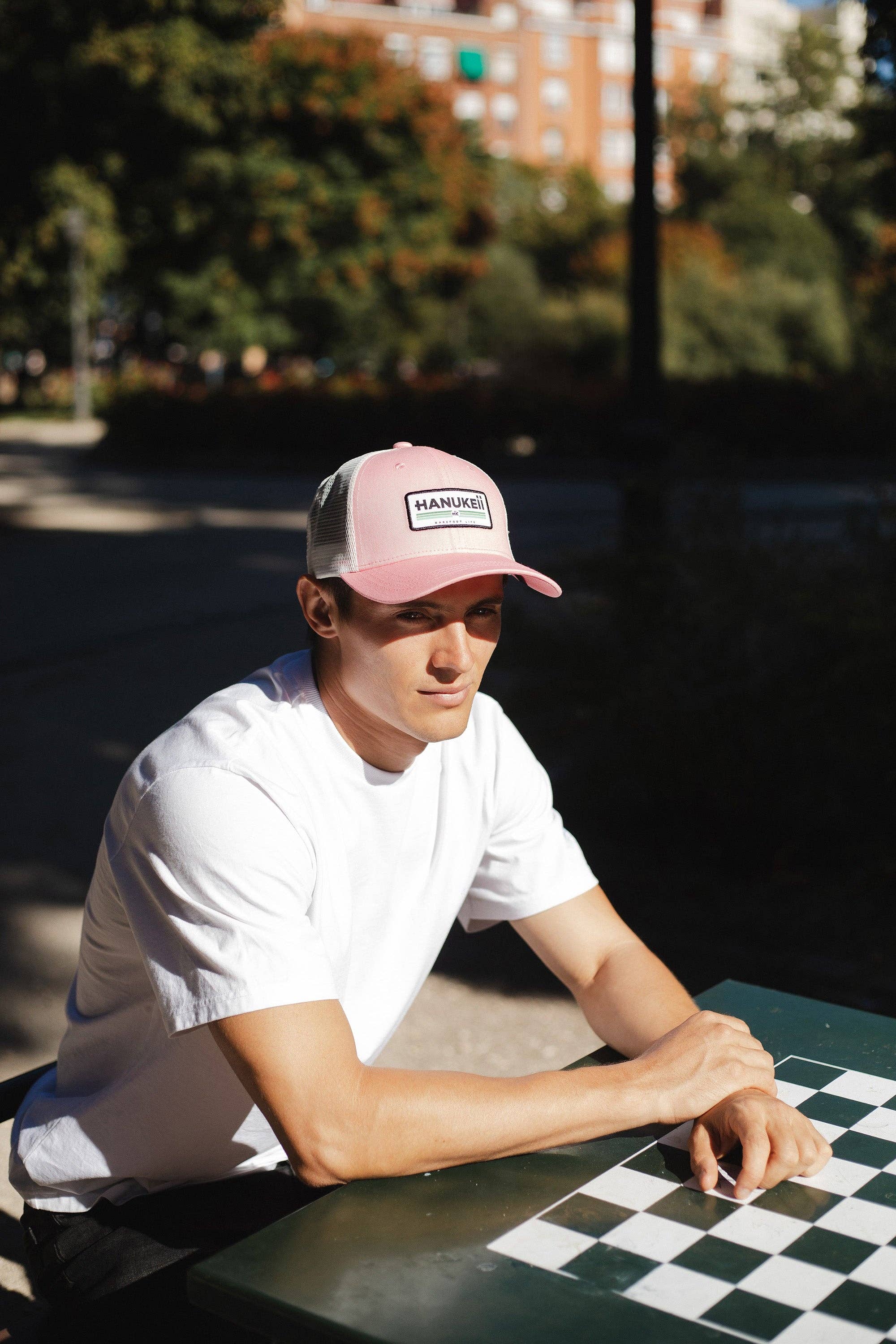 Indicom Brands - Wholesale Trucker Hat - Unisex - Barefoot Pink / White6