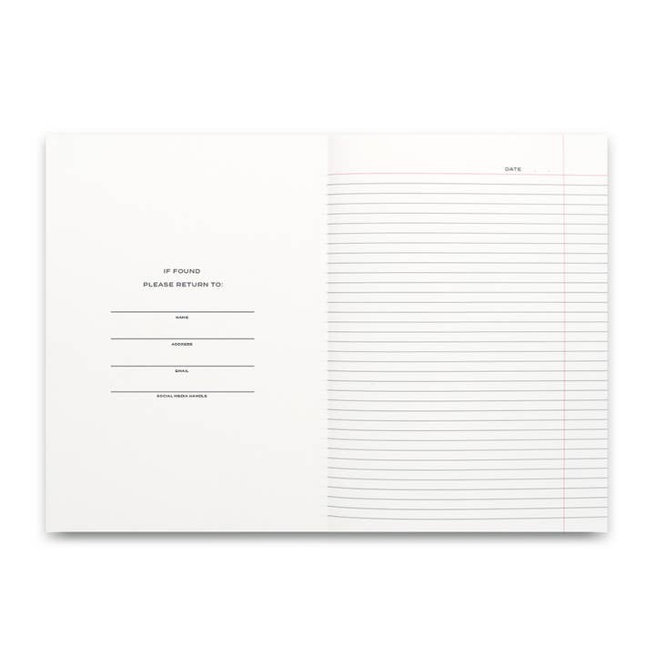 Wit & Delight - Vente Journal intime - Journal Noire Note To Self1