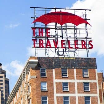 Travelers Sign Coaster for wholesale by South Austin Gallery