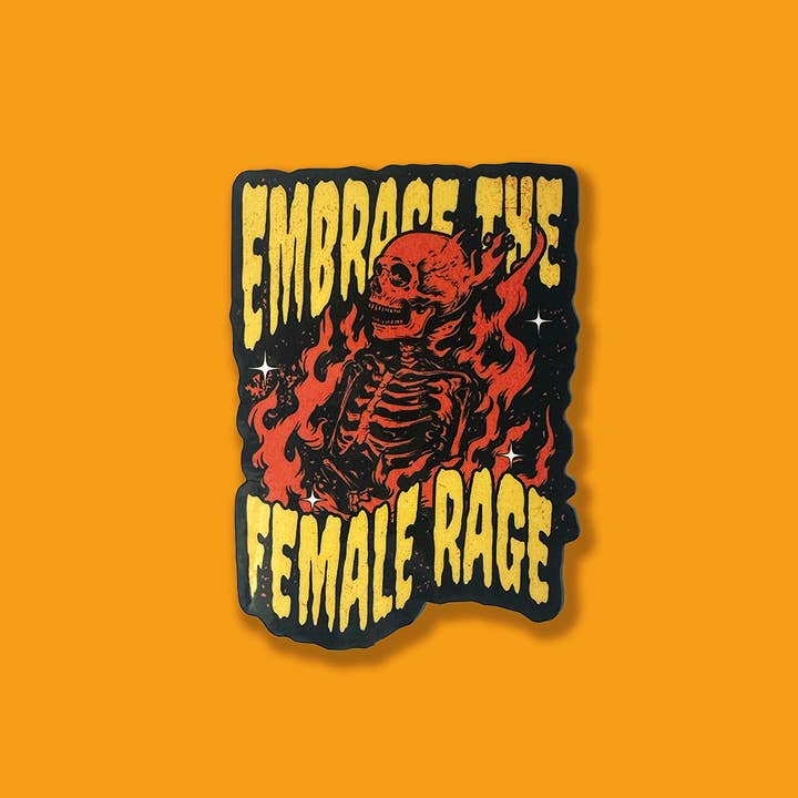 Ruthless Threads - Wholesale Sticker - Embrace The Female Rage Sticker3