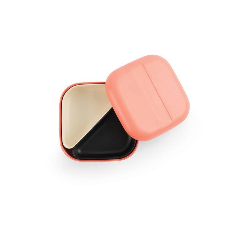 EKOBO - Wholesale Lunch Bag/Box - Square Bento Lunch Box - Coral