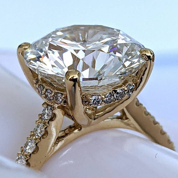 Lifetime Jewelers - Wholesale Engagement Ring - 3 CT VS Clarity Round Lab Grown Diamond Engagement Ring 14k3