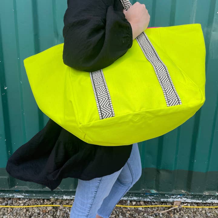 Cockatoo - Wholesale Beach Bag - YELLOW BEACH BAG