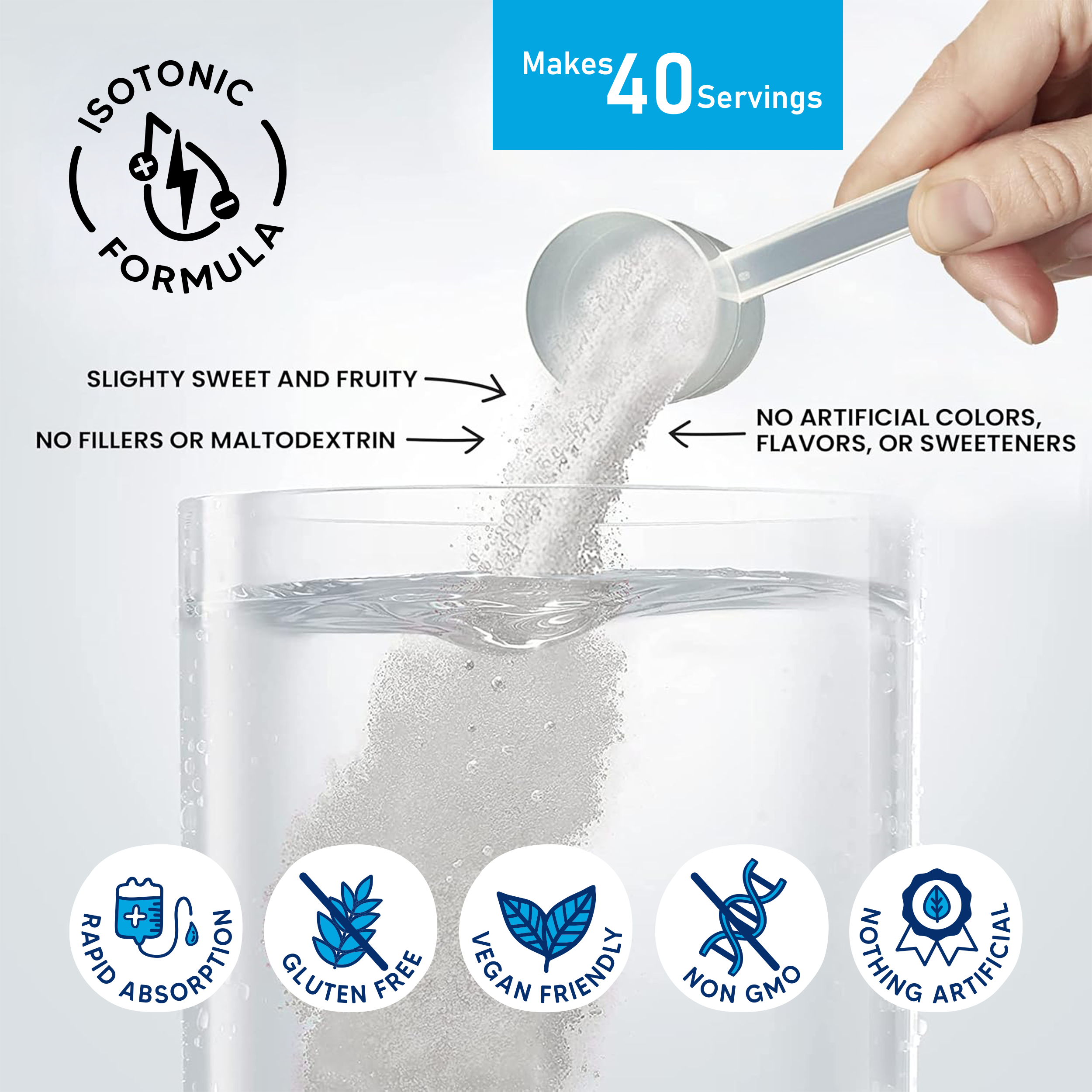 Vitalyte Sports Nutrition – wholesale Powdered health drink – Cool Citrus Stand Up Pouch - Electrolyte Replacement Drink Mix2